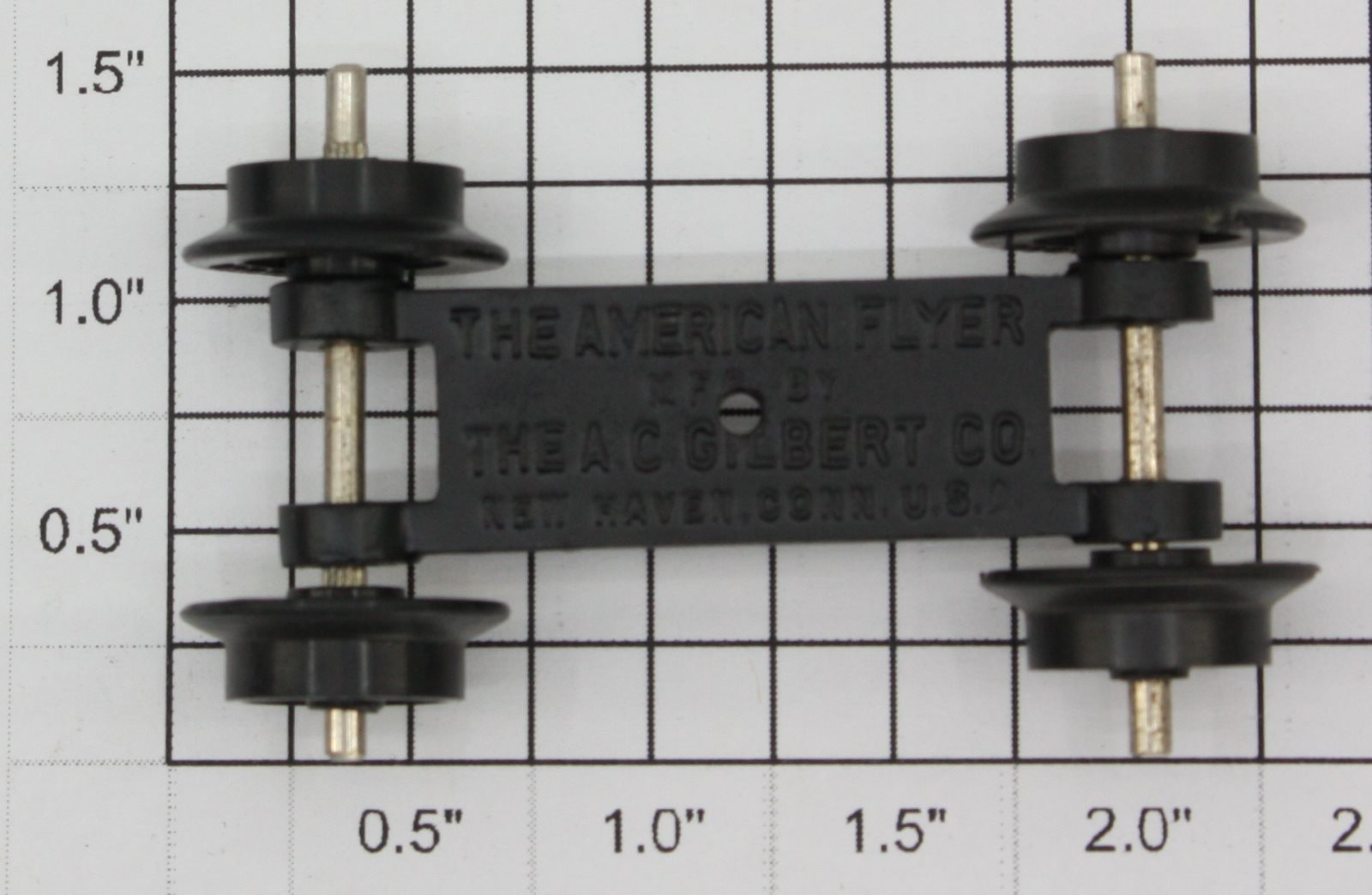 American Flyer PA10012 Die-Cast Truck w/ Nameplate, Manufacturer and, Location