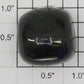 Lionel 3419-6 Helicopter Nose Windshield Tinted Black