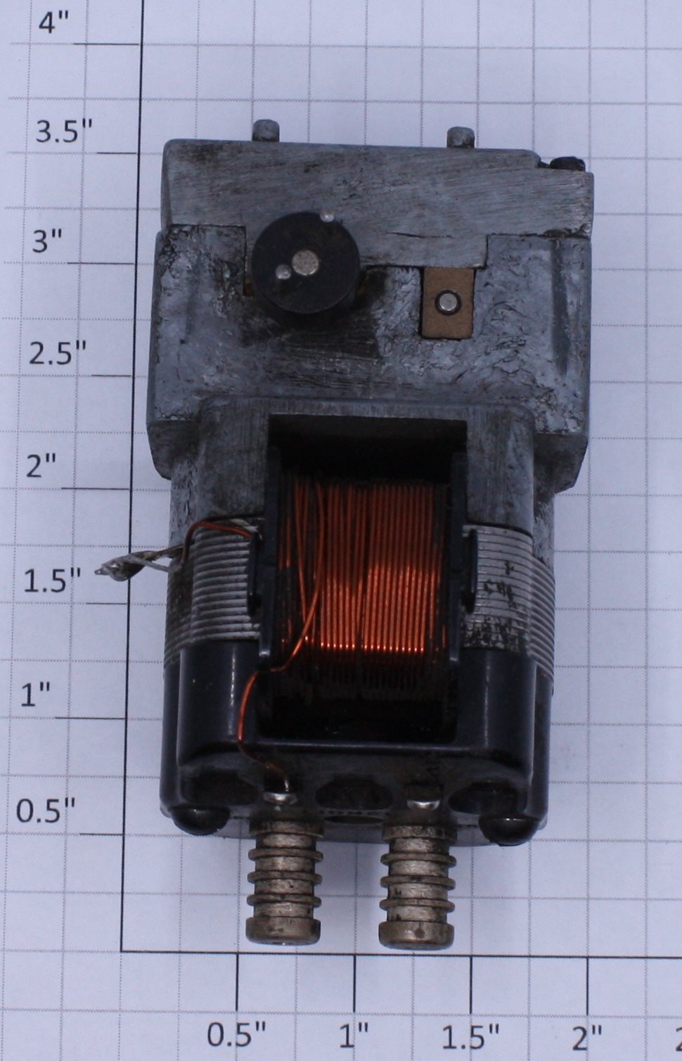 Lionel 397M-1 Coal Loader Motor and Gear Box Early Style Brush Plate