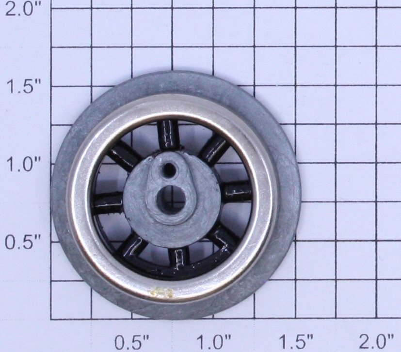 Lionel SLS-257-7 O Gauge Black 8-Spoked Plain Drive Wheel