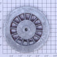 Lionel 400E-95 Red Spoked 2-3/4" Std. Gauge Steam Loco Plain Wheel (4-40 Thread)