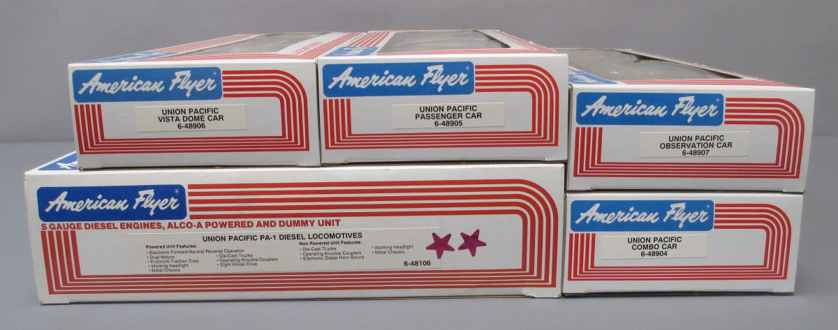 American Flyer 6-49600 S Gauge Union Pacific Pony Express Diesel Train Set MT/Box