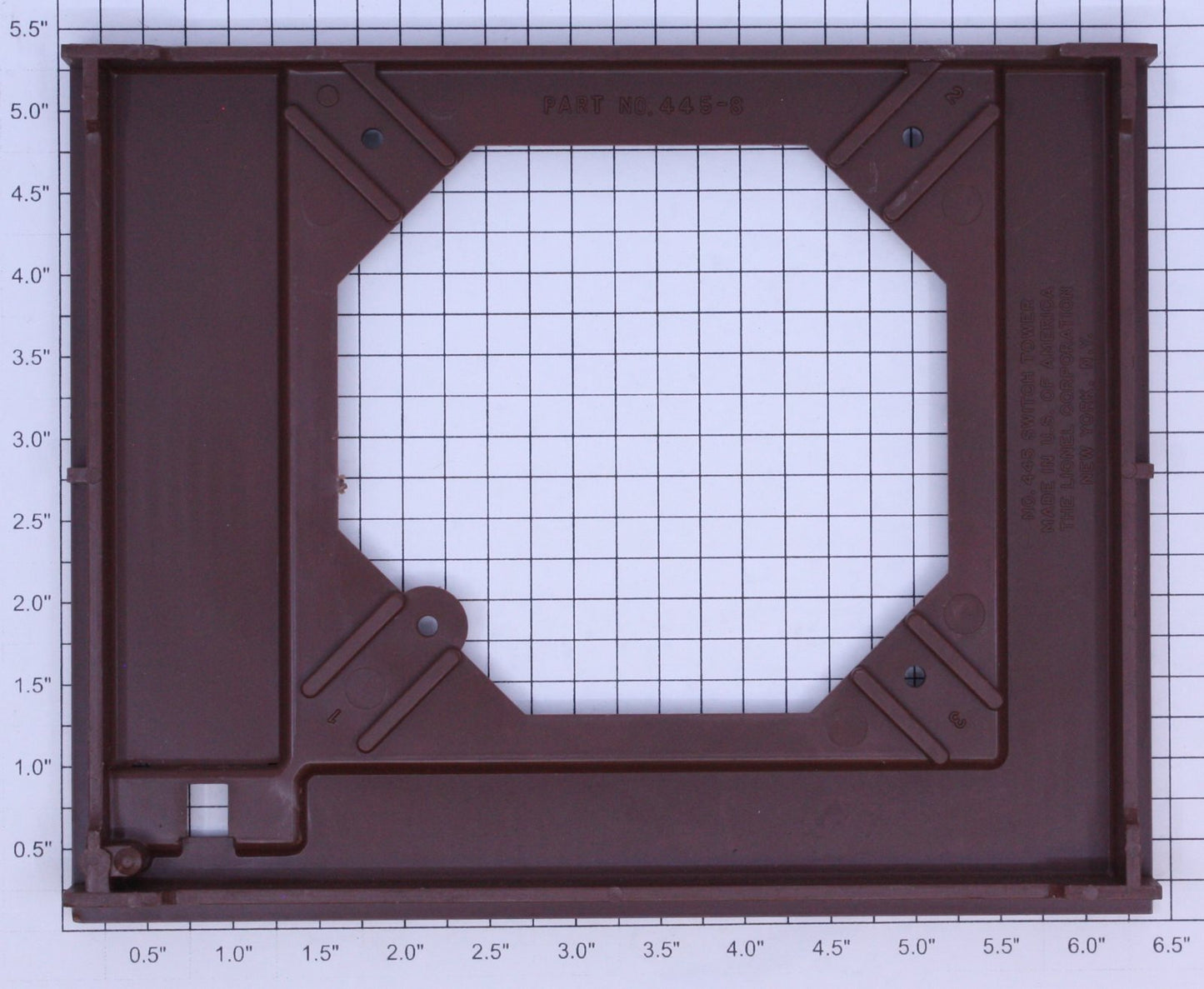 Lionel 445-8 Brown Platform Base