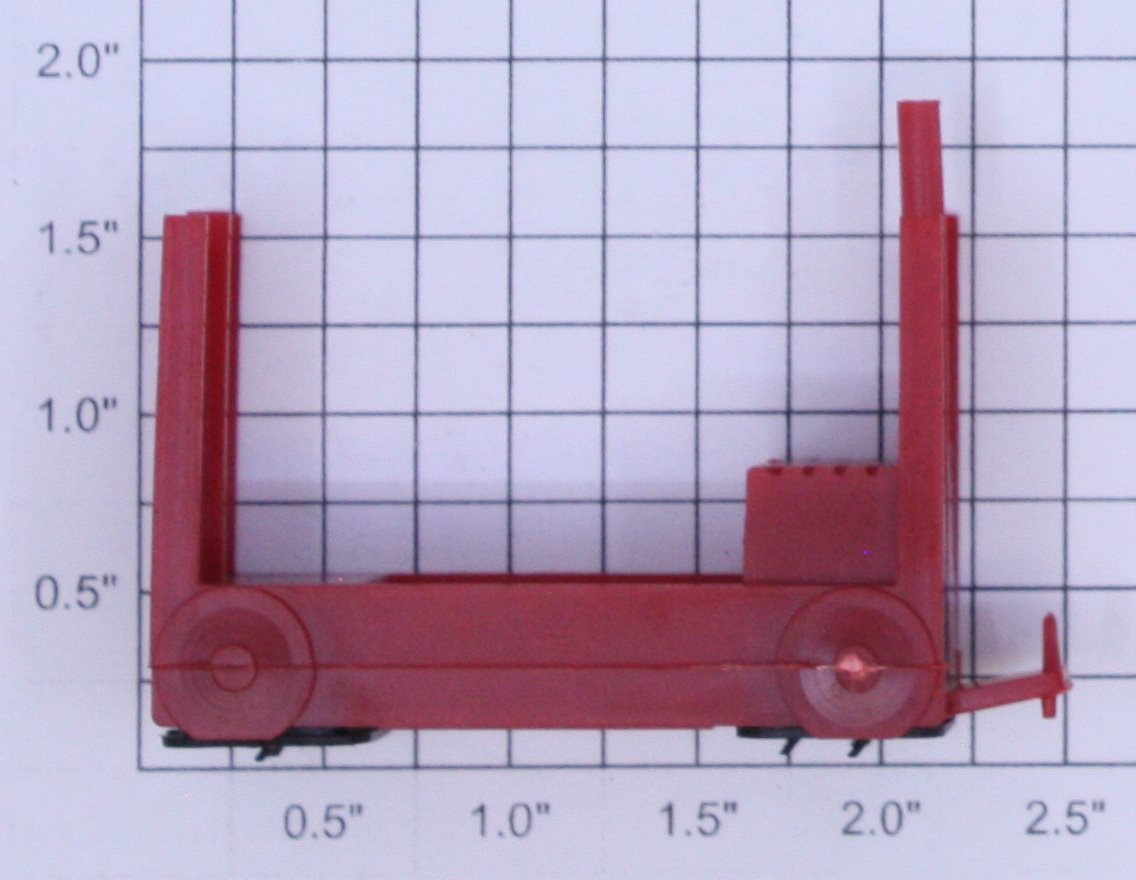 Lionel 356-34X Red Baggage Cart Truck Body
