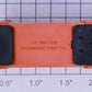 Lionel 356-34X Orange Baggage Cart Truck Body with Pads