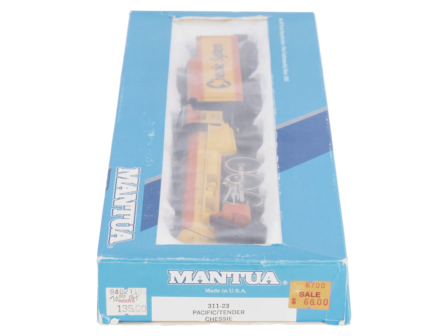 Mantua 311-23 HO Scale Chessie System 4-6-2 Steam Locomotive & Tender #2073 LN/Box