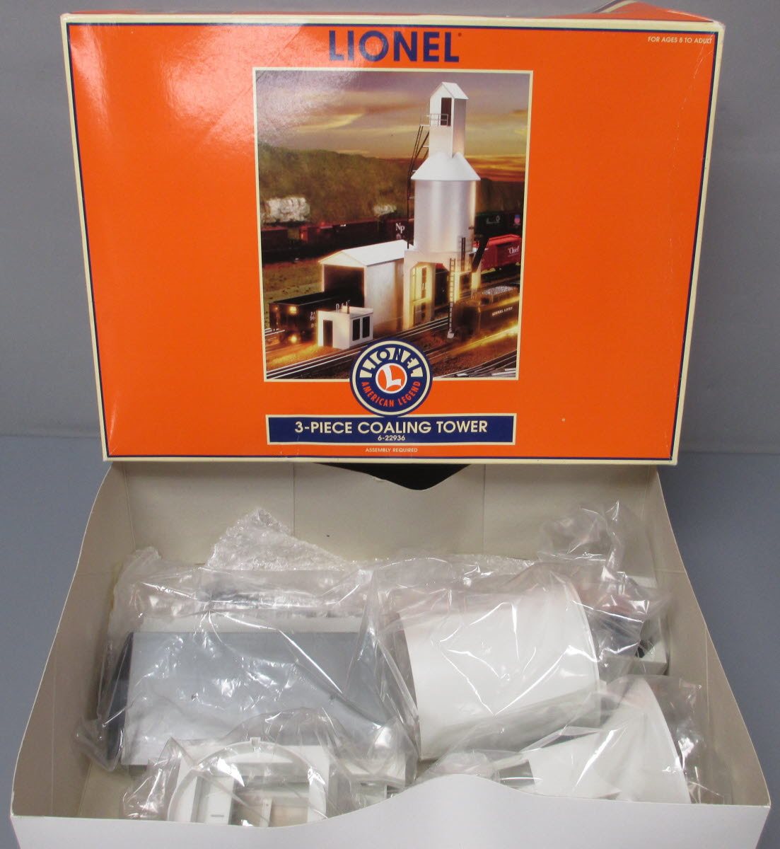 Lionel 6-22936 O Gauge 3-Piece Coaling Tower Building Kit MT/Box