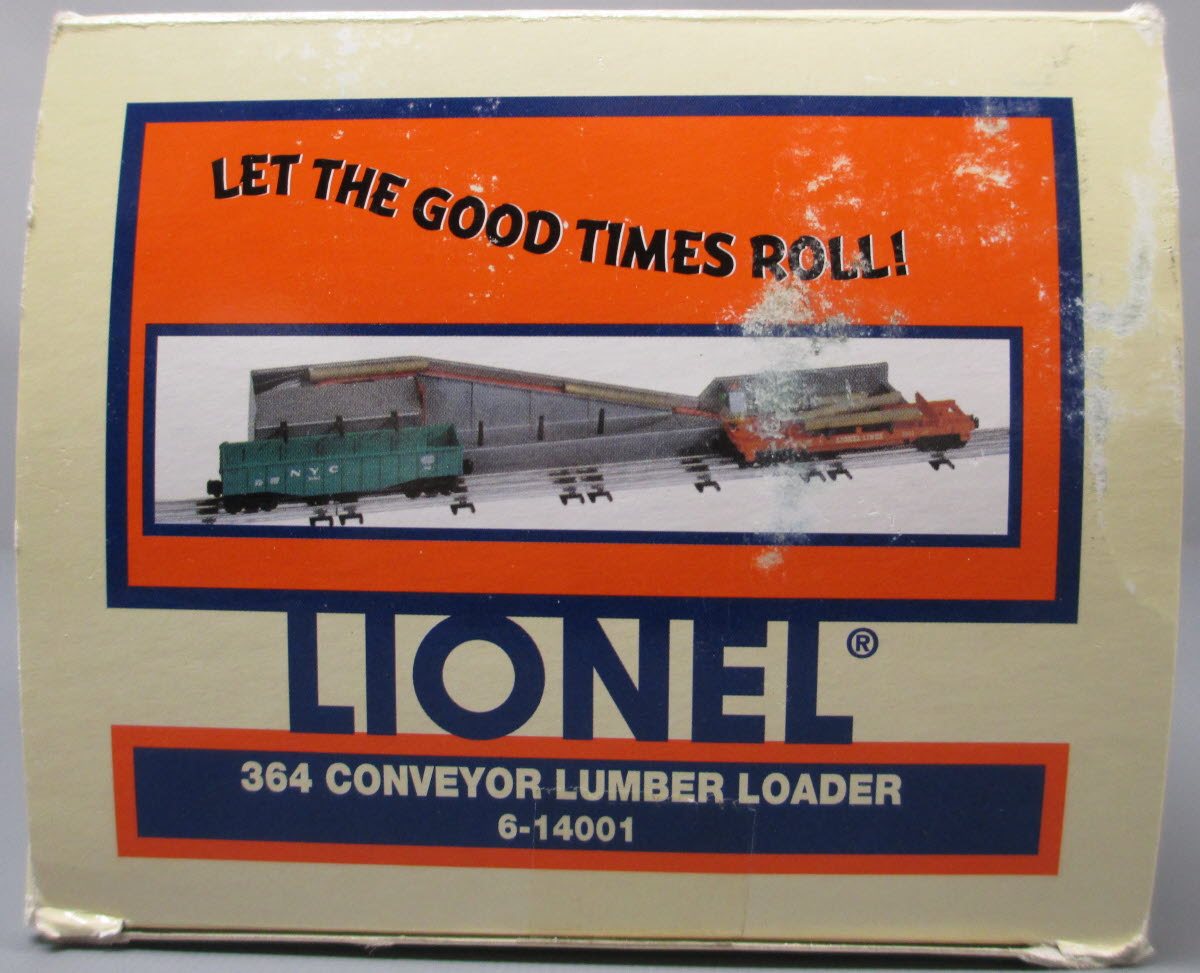 Lionel 6-14001 O Operating Belt Lumber Loader LN/Box