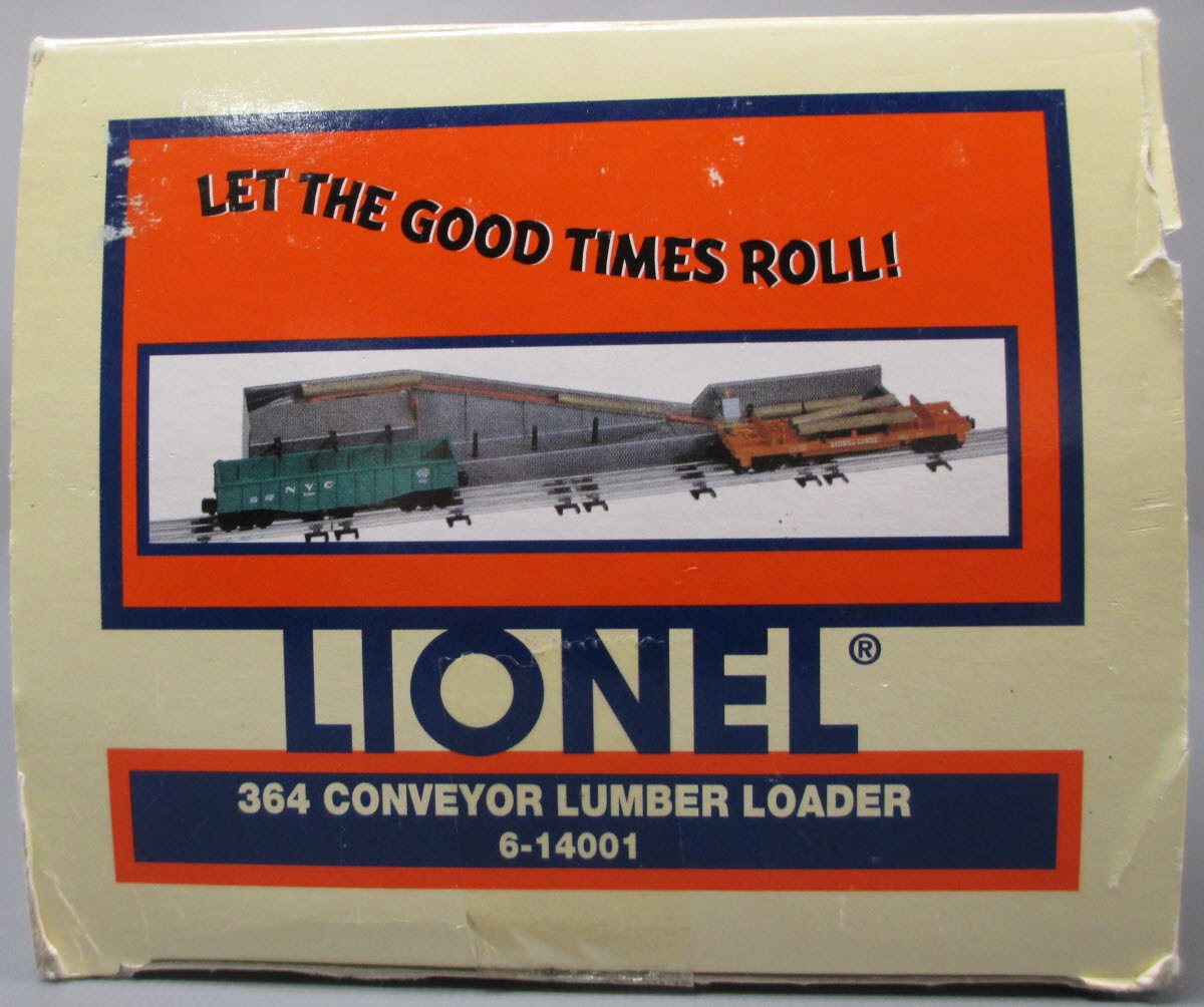 Lionel 6-14001 O Operating Belt Lumber Loader #364 EX/Box