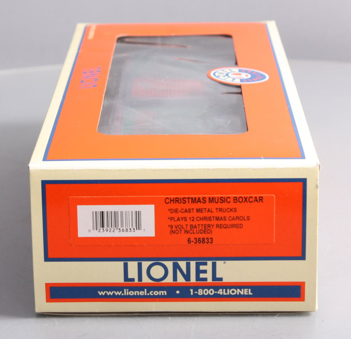 Lionel 6-36833 O Gauge Christmas Music Boxcar w/ Music LN/Box