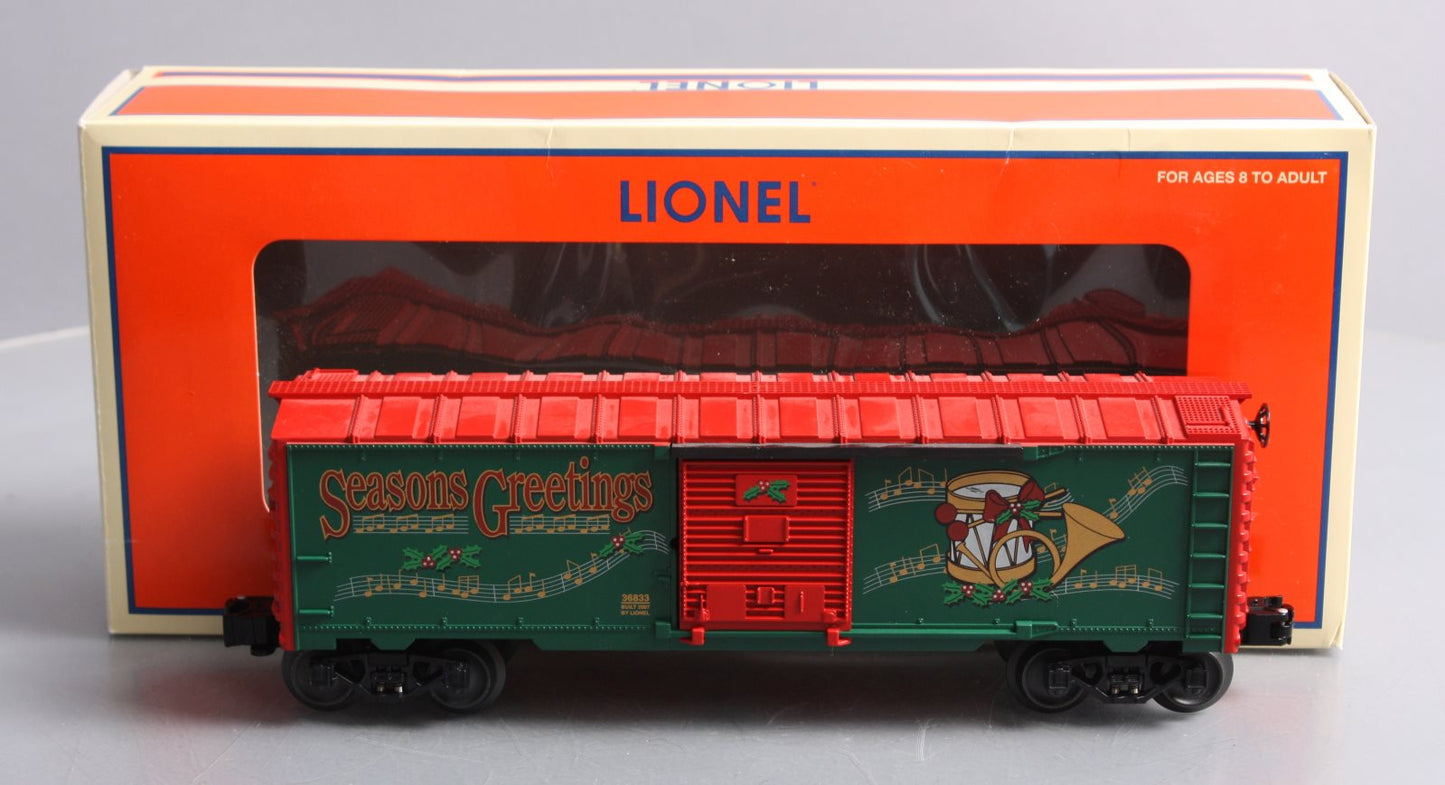 Lionel 6-36833 O Gauge Christmas Music Boxcar w/ Music LN/Box
