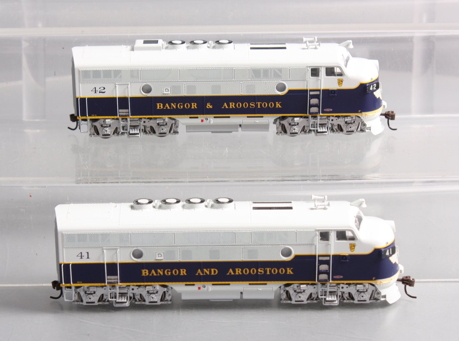 Athearn G2529 HO Bangor & Aroostook F-3A/F-3A Diesel Locomotive Set LN/Box