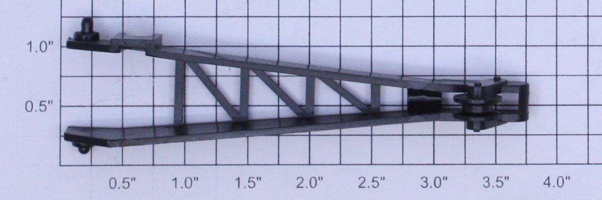 Lionel 6660-8 O Gauge Black Boom and Derrick Car Mast
