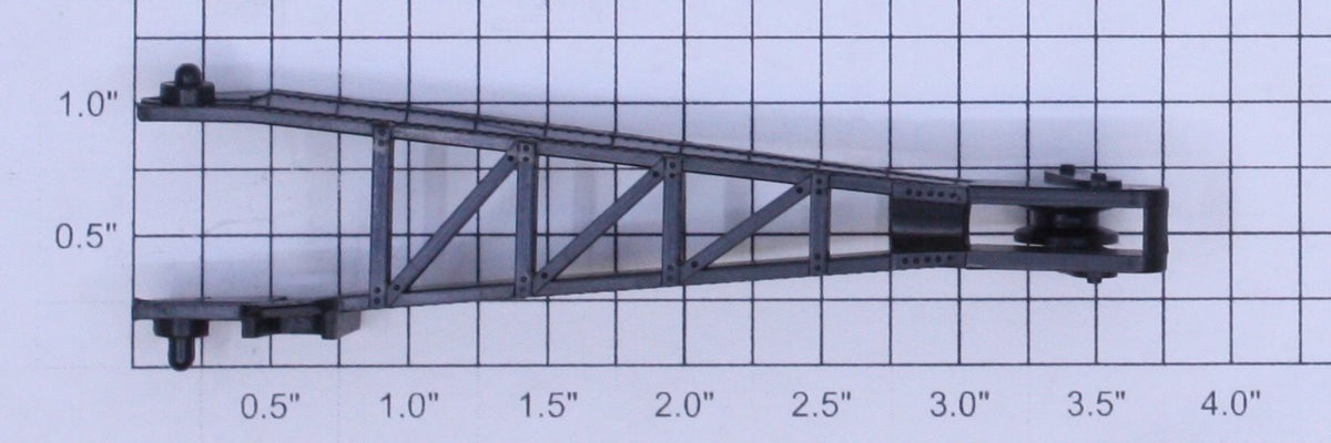 Lionel 6660-8 O Gauge Black Boom and Derrick Car Mast