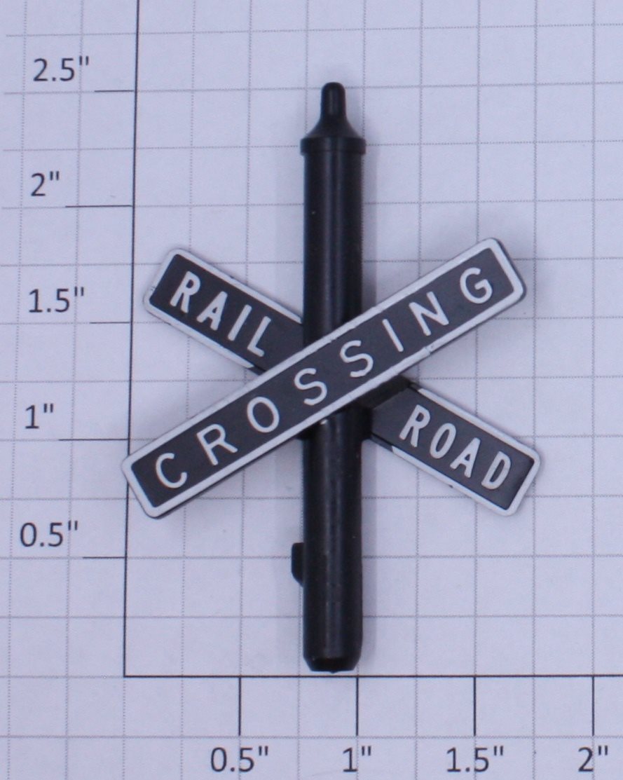 Lionel 140-39 Black Banjo Cross Arms Sign