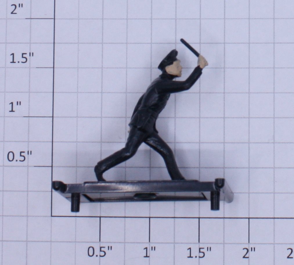 Lionel 6624-20 Blue Plastic Cop with Baton Figure