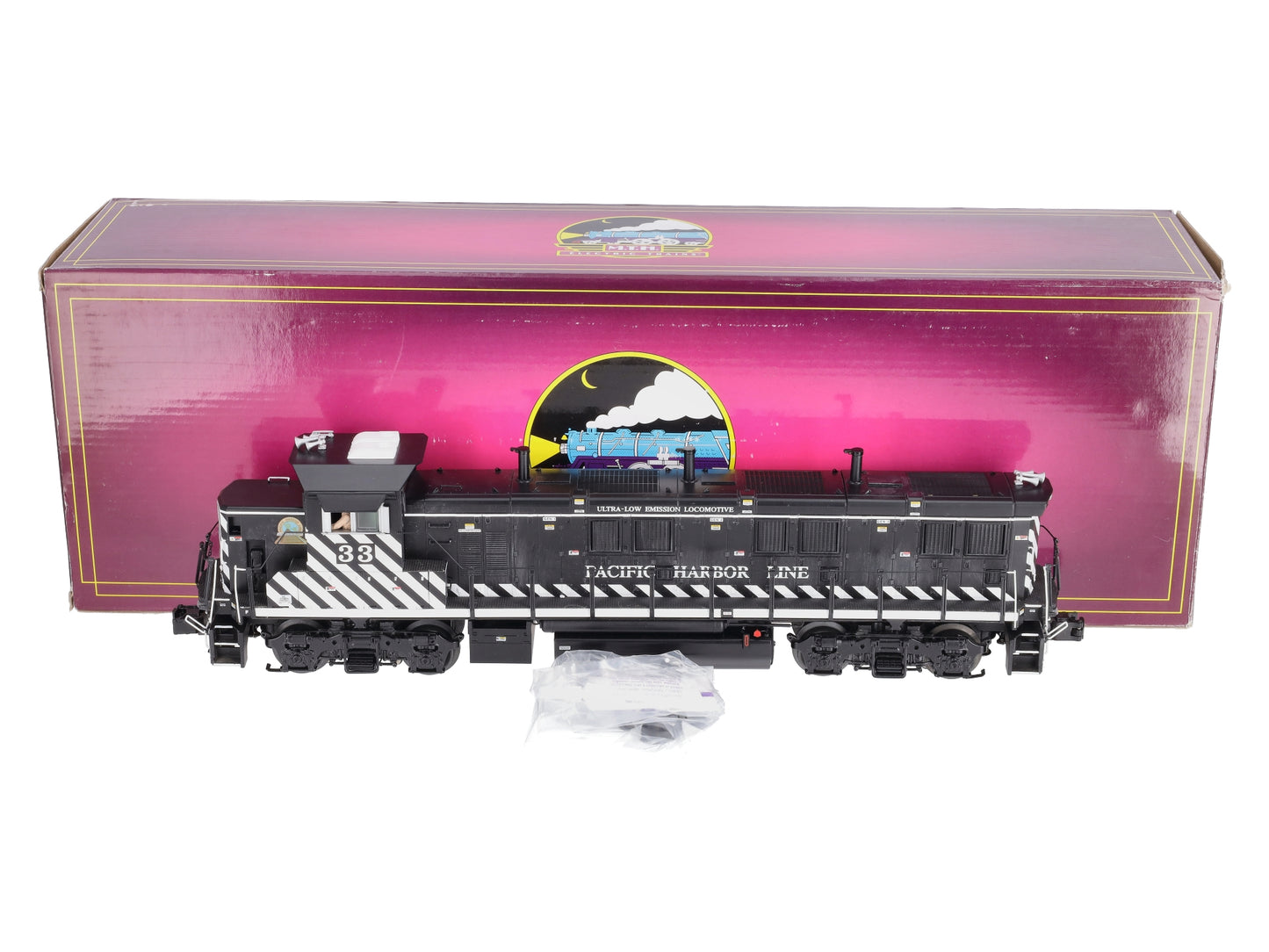 MTH 20-20238-1 Pacific Harbor Lines Genset 3GS21B Diesel Engine #33 w/ PS3 LN/Box
