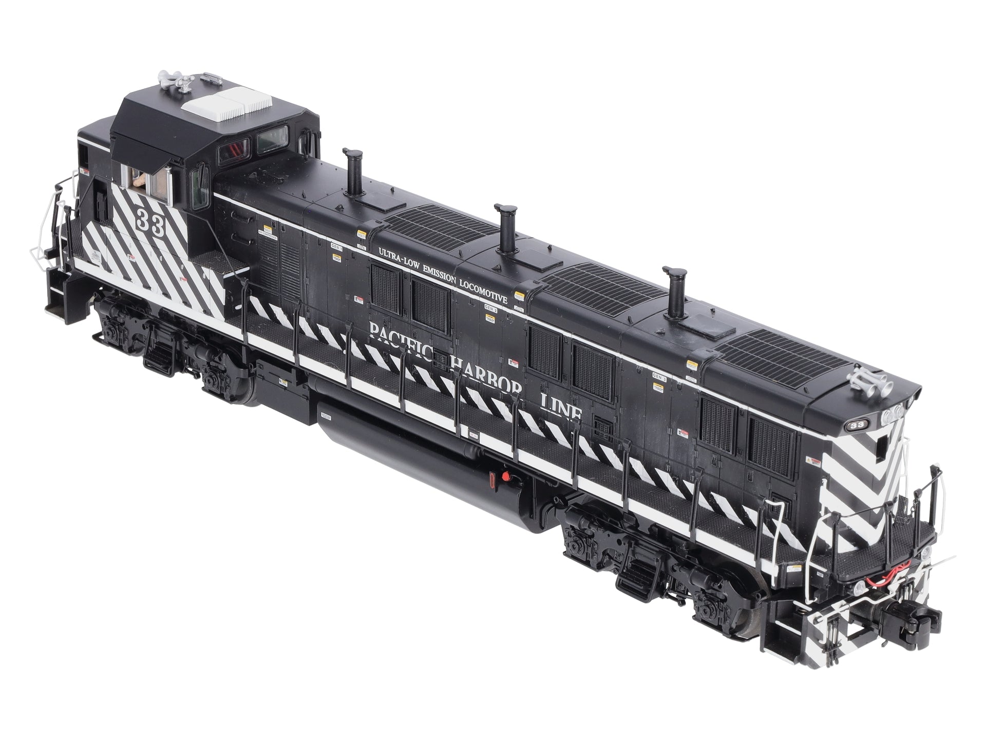 MTH 20-20238-1 Pacific Harbor Lines Genset 3GS21B Diesel Engine #33 w/ PS3 LN/Box
