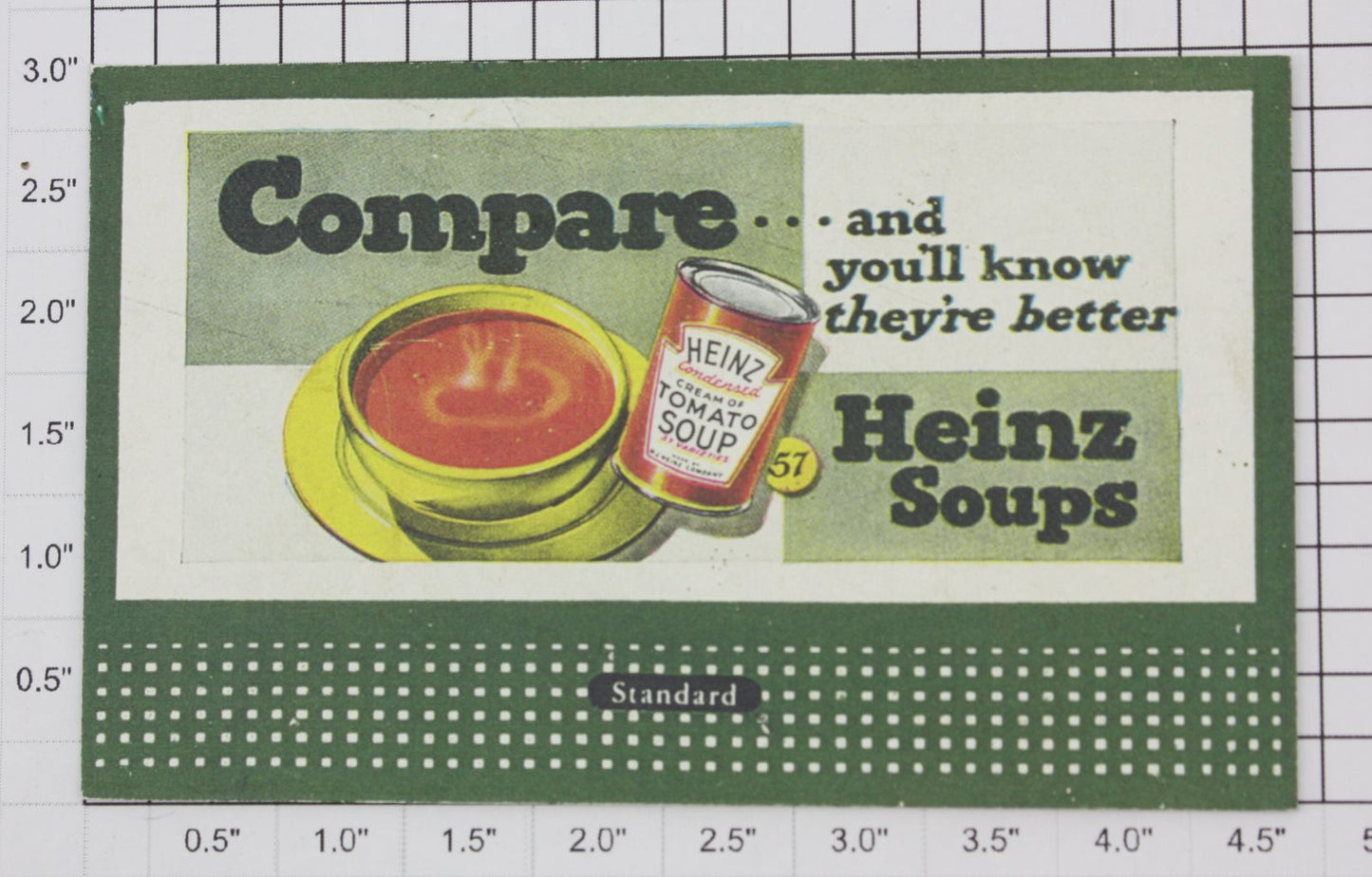 Lionel 310-04 "Heinz Soups" Standard Lionel Billboard