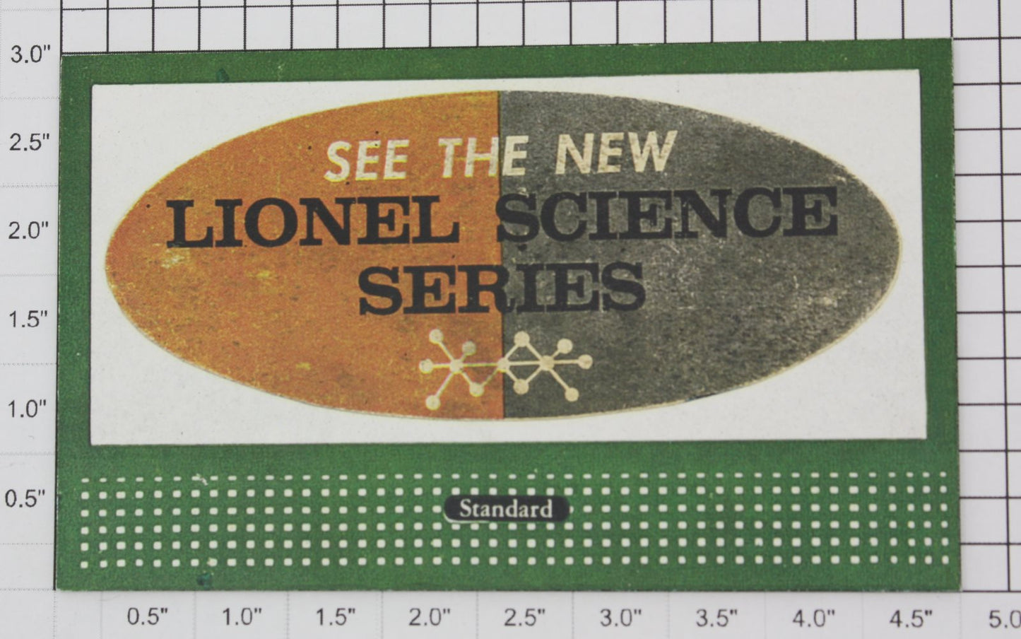 Lionel 310-29 "Lionel Science Series" Standard Lionel Billboard