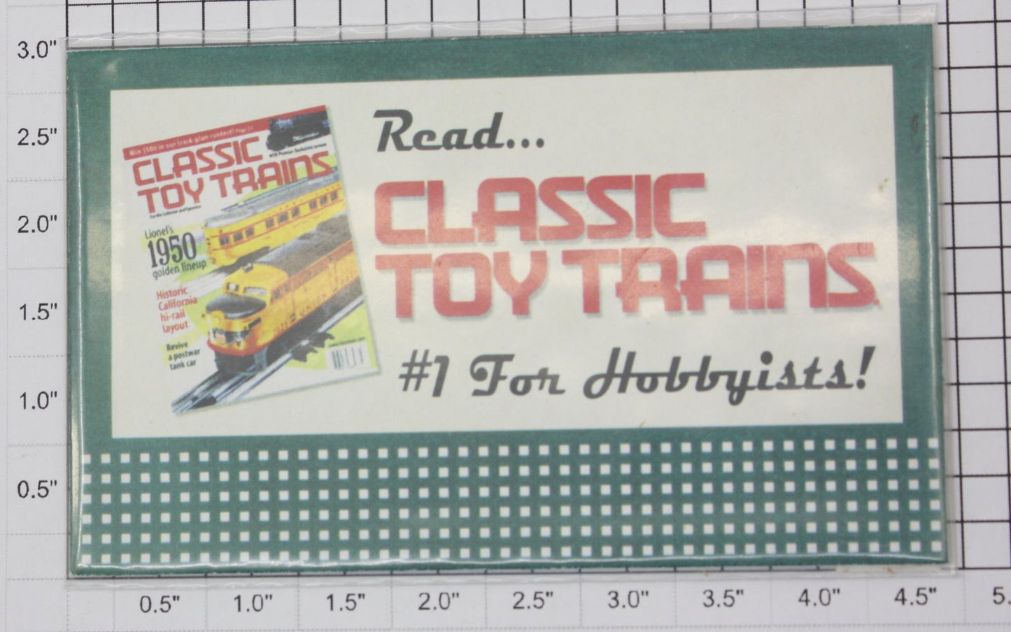 Lionel 310-36 "Classic Toy Trains" Standard Lionel Billboard