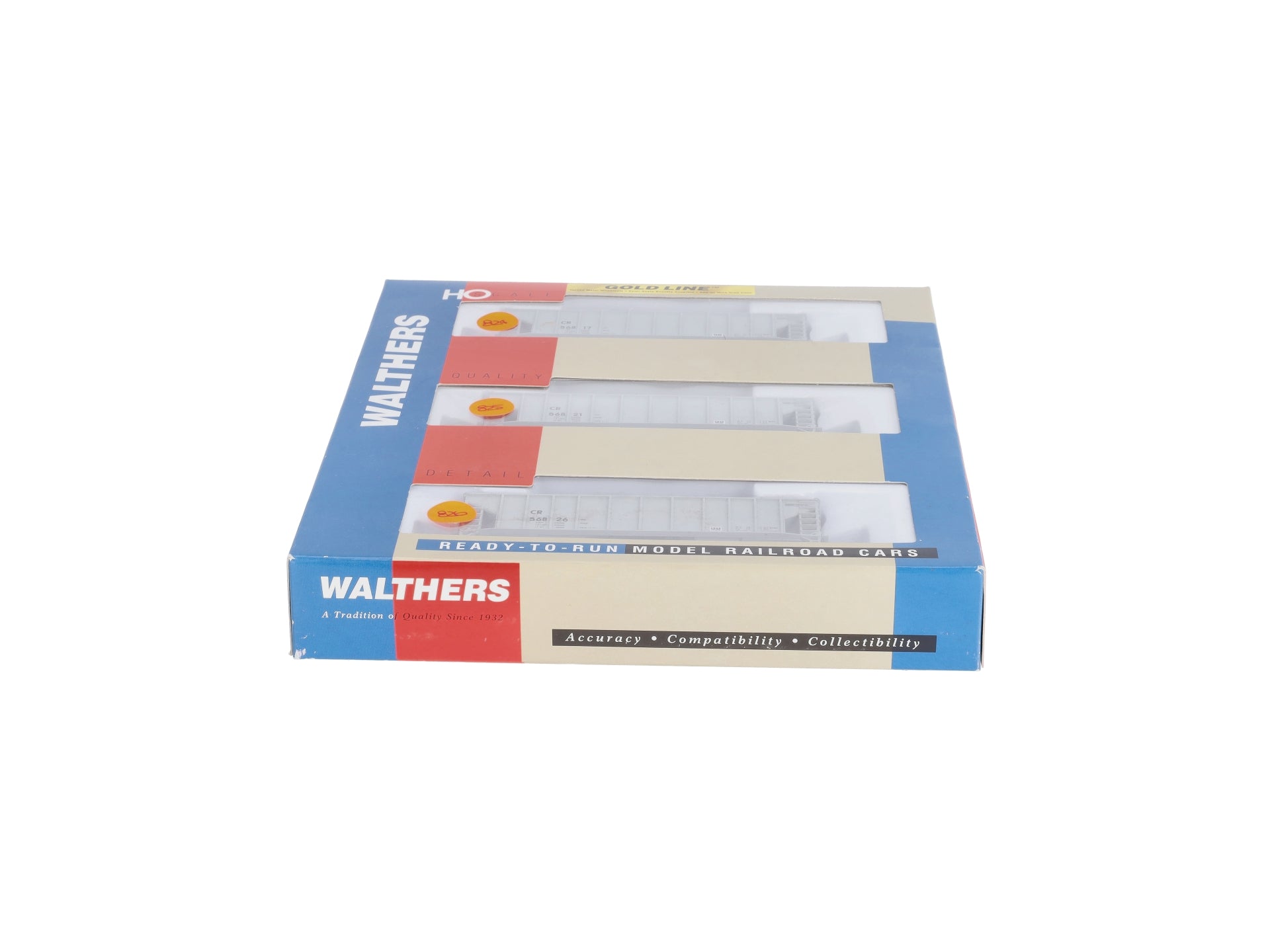 Walthers 932-34224 HO Conrail Ballast Hoppers (Set of 3) LN/Box