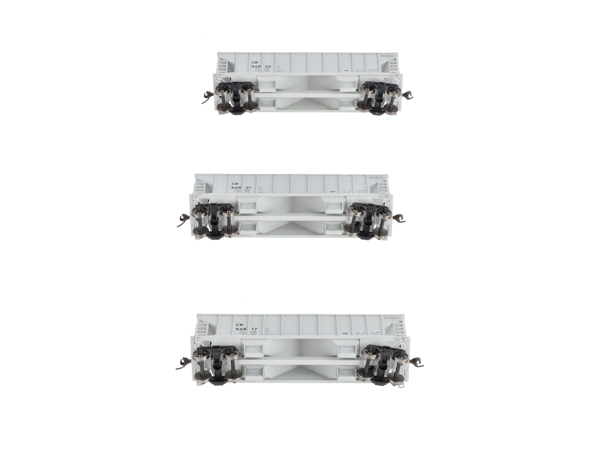 Walthers 932-34224 HO Conrail Ballast Hoppers (Set of 3) LN/Box