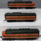 MTH 20-2220-1 O Gauge GN F3 ABA Diesel Engine Set w/PS1 #352-A/352-B/352-C LN/Box