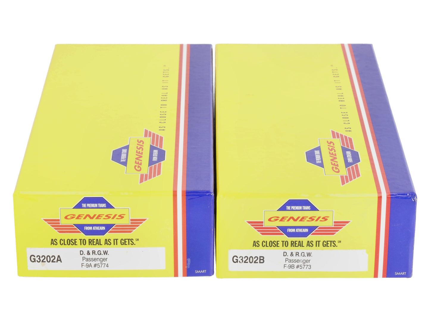 Athearn G3202 HO Scale D&RGW F-9A/B Diesel Locomotive Set LN/Box