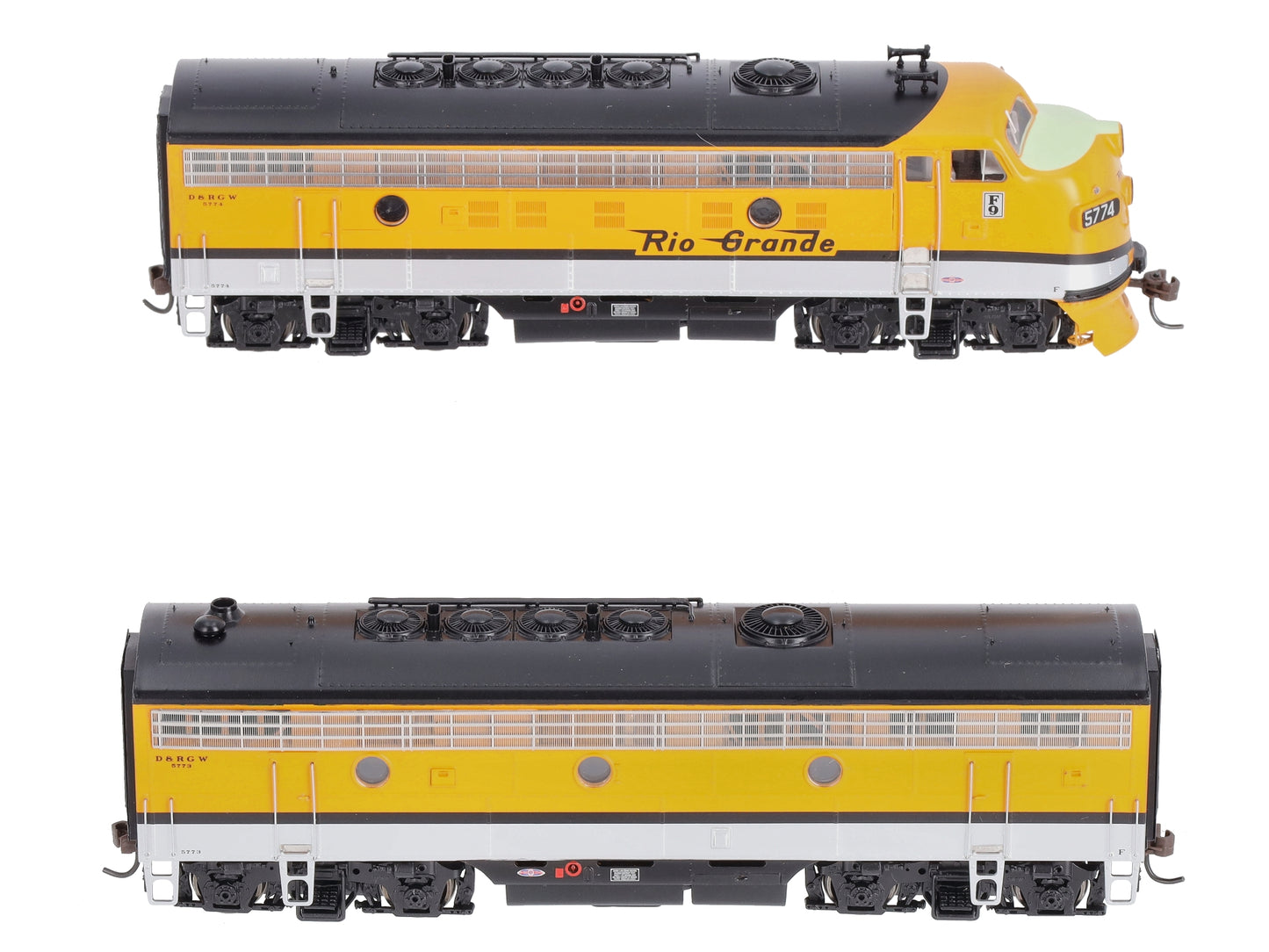 Athearn G3202 HO Scale D&RGW F-9A/B Diesel Locomotive Set LN/Box