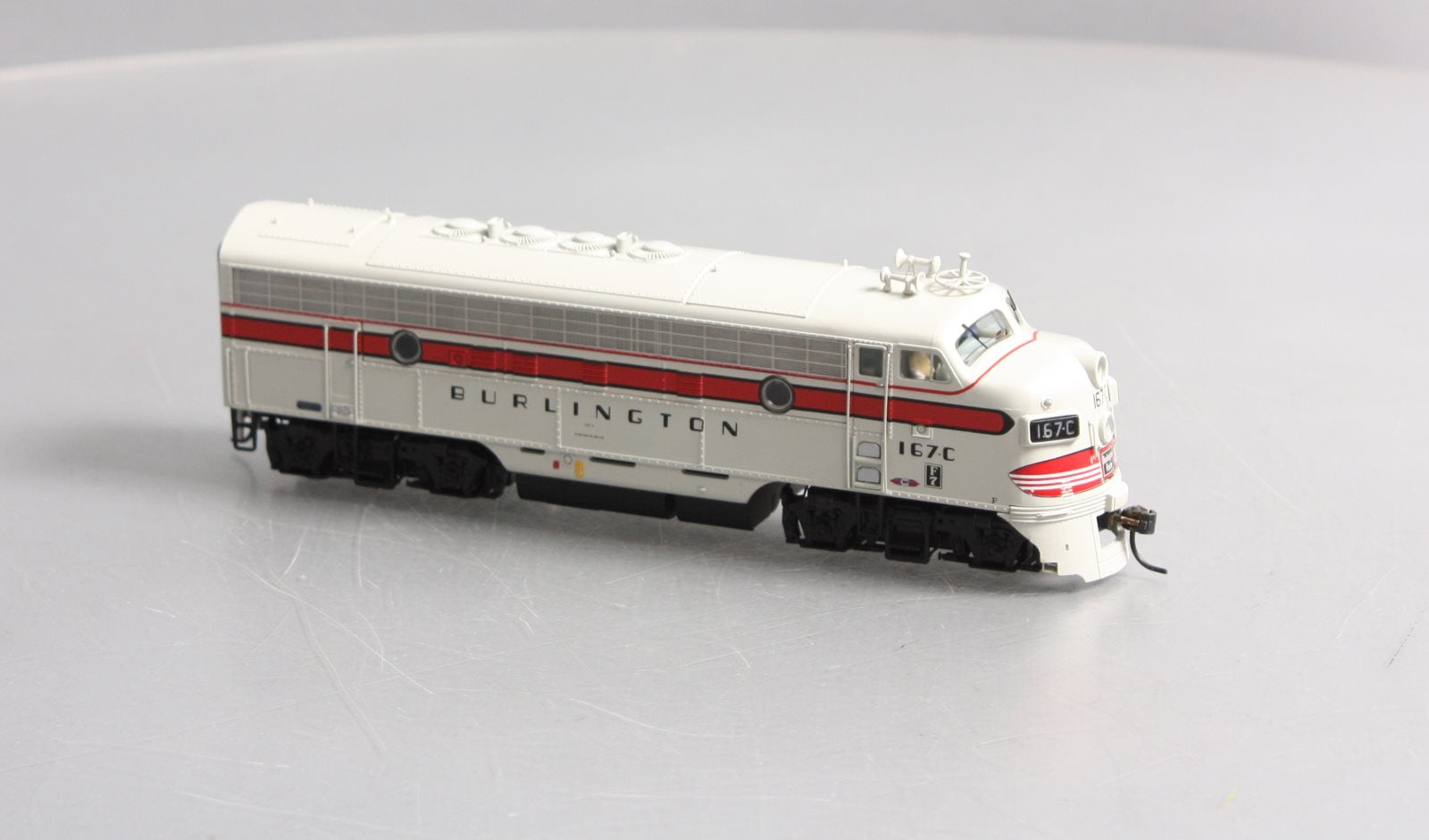 Broadway Limited 407 HO CB&Q F7A Powered Diesel Locomotive #167C w/DCC/Sound