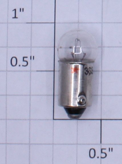 Lionel 363 14-Volt Bayonet Base Clear Small Globe Extra Bright Light Bulb