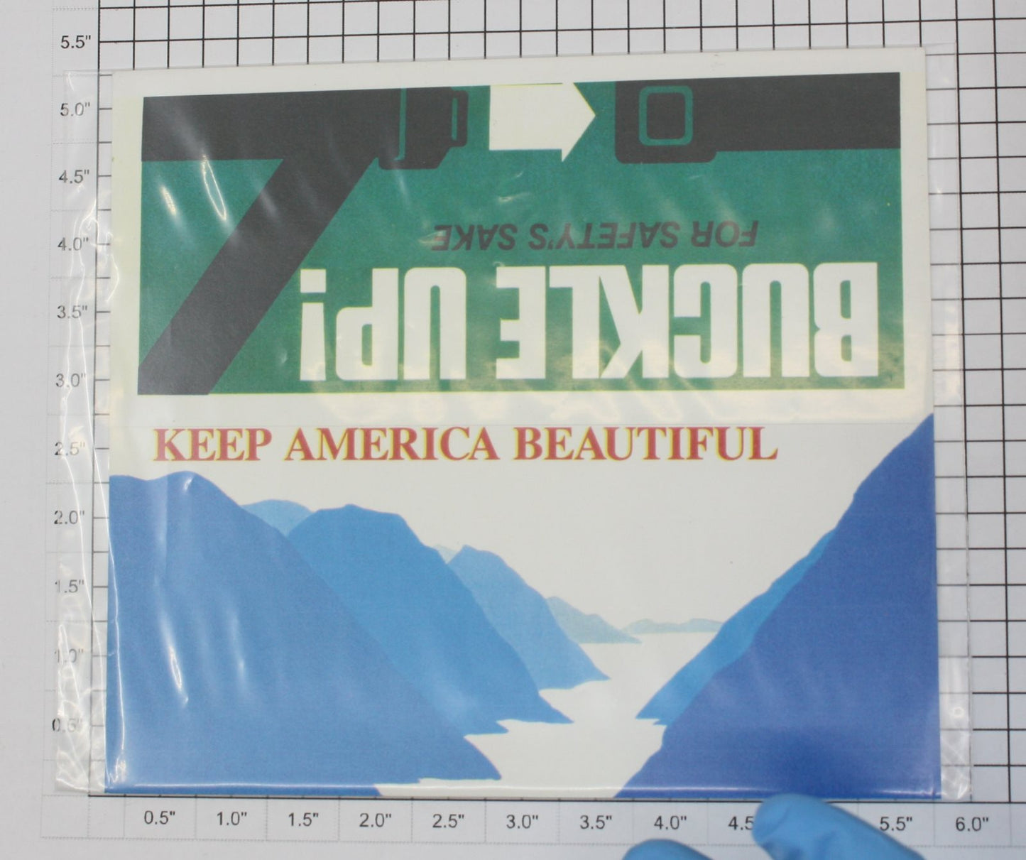 Lionel 310-48 "Buckle Up!/Keep America Beautiful" Duel Billboard Set