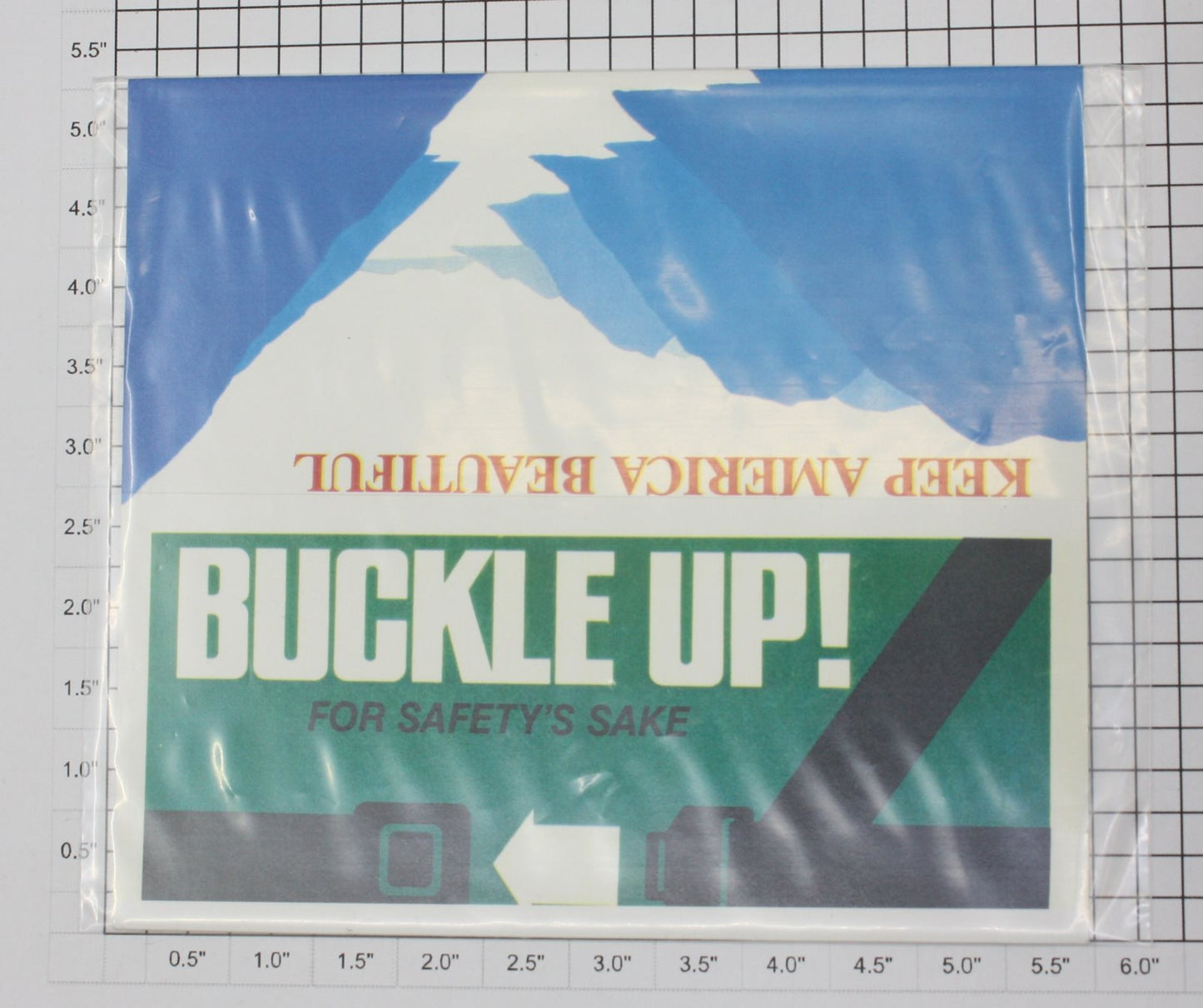 Lionel 310-48 "Buckle Up!/Keep America Beautiful" Duel Billboard Set