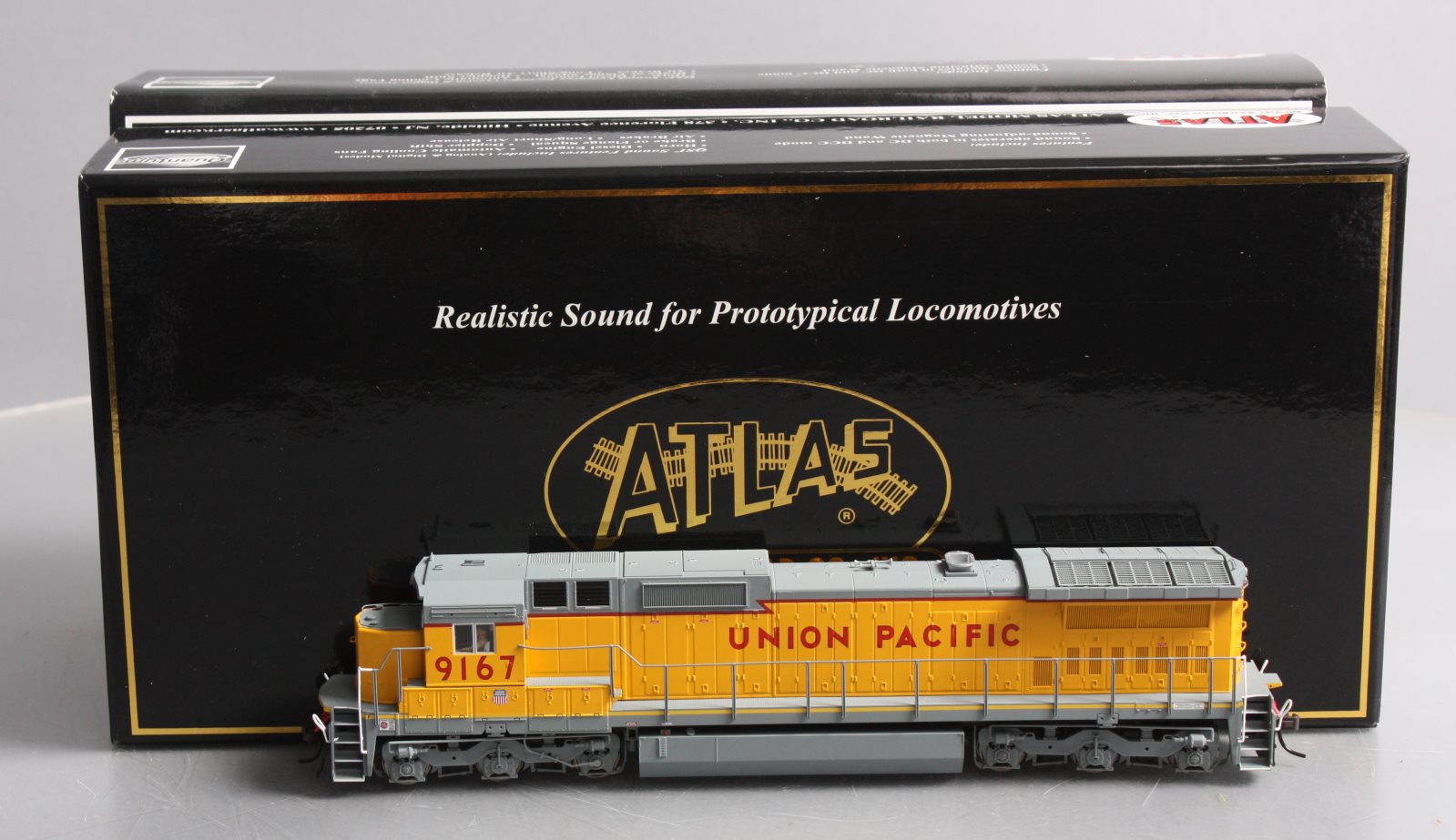 Atlas 9662 HO Union Pacific Dash 8-40C Diesel Locomotive w/DCC/SND #9167 LN/Box
