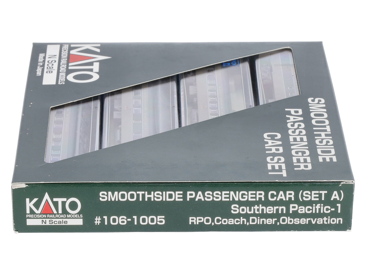 Kato 106-1005 N Southern Pacific Smoothside Passenger Car Set (A) LN/Box