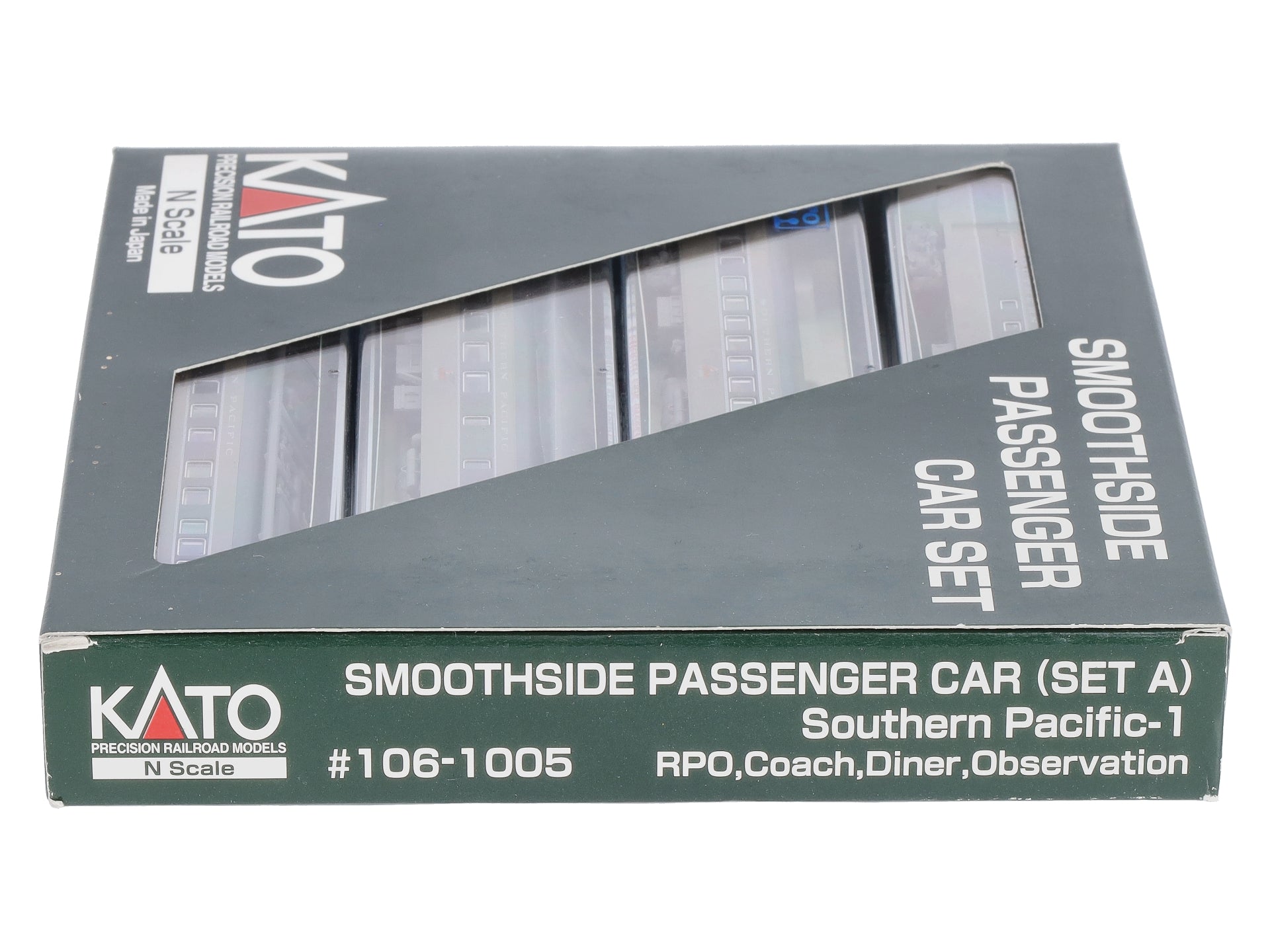 Kato 106-1005 N Southern Pacific Smoothside Passenger Car Set (A) LN/Box