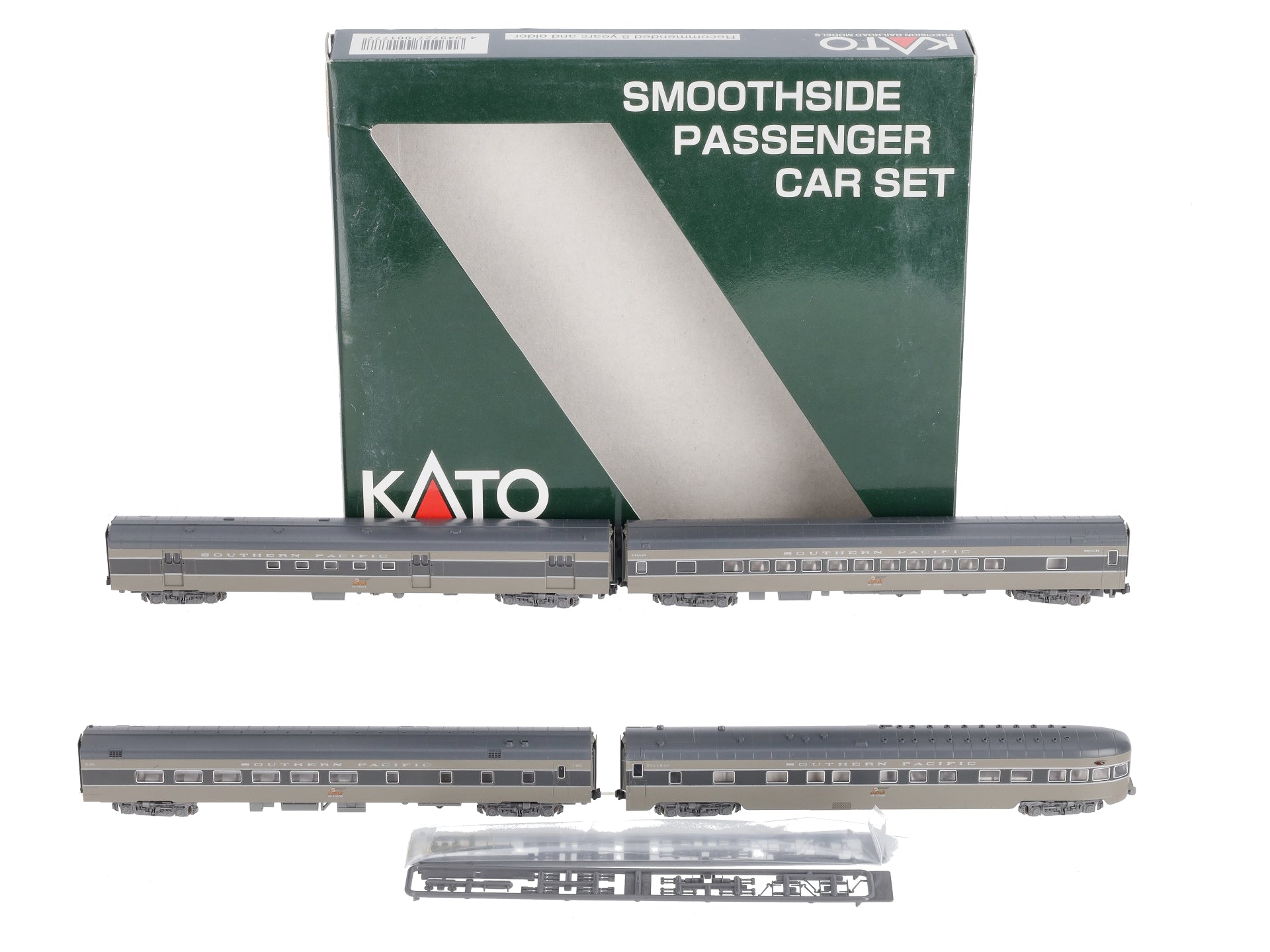 Kato 106-1005 N Southern Pacific Smoothside Passenger Car Set (A) LN/Box