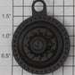 Lionel 8300-40 "#9" Black Boiler Front without Lens