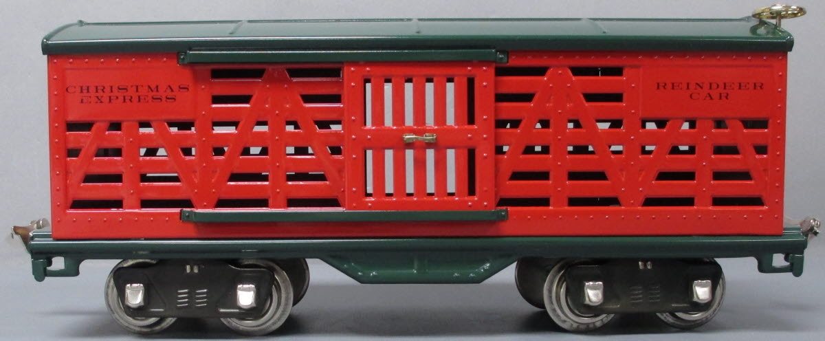 MTH 10-2160 Standard Gauge Christmas 500 Series Cattle Car LN/Box