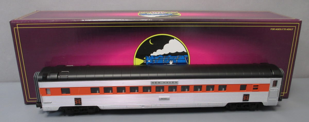 MTH 20-6525 O Gauge New Haven 70‘ ABS Passenger Car #8701 EX/Box