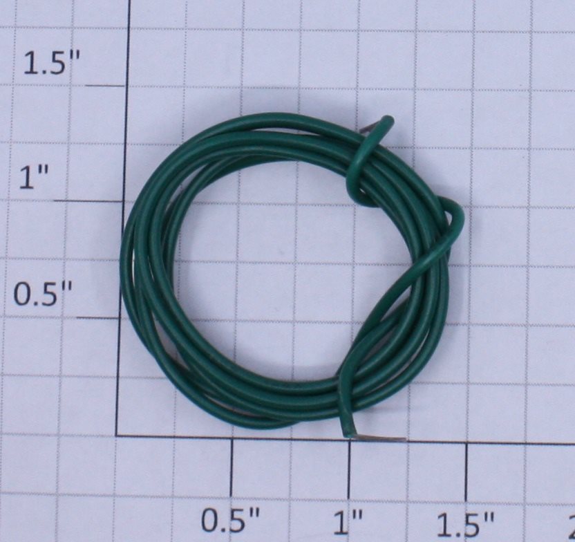 Lionel 81-32 22 Gauge 24" Green Stranded and Tinned Wire Coils
