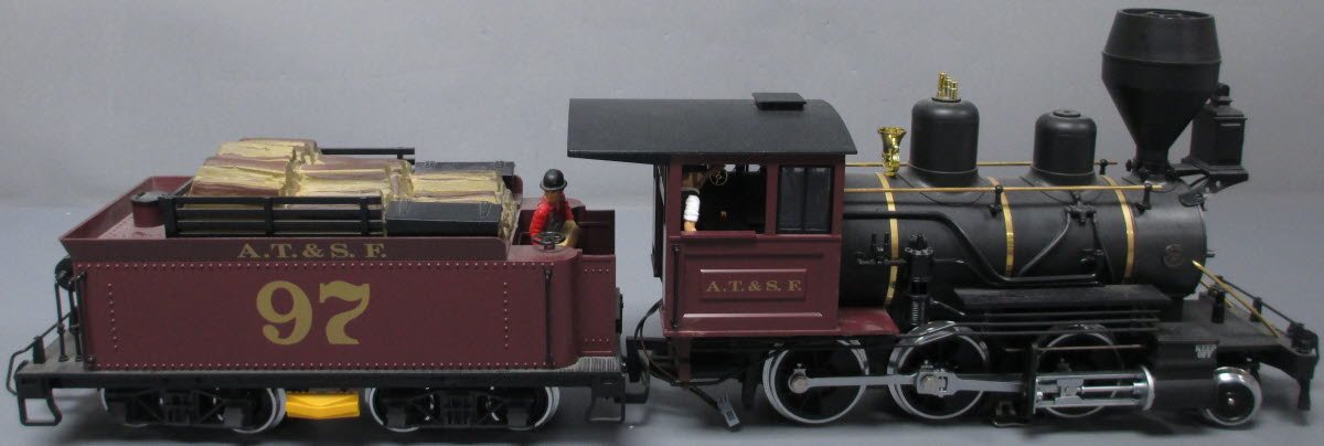 LGB 29192 G Scale Santa Fe 2-6-0 Steam Locomotive & Tender with Sound LN/Box