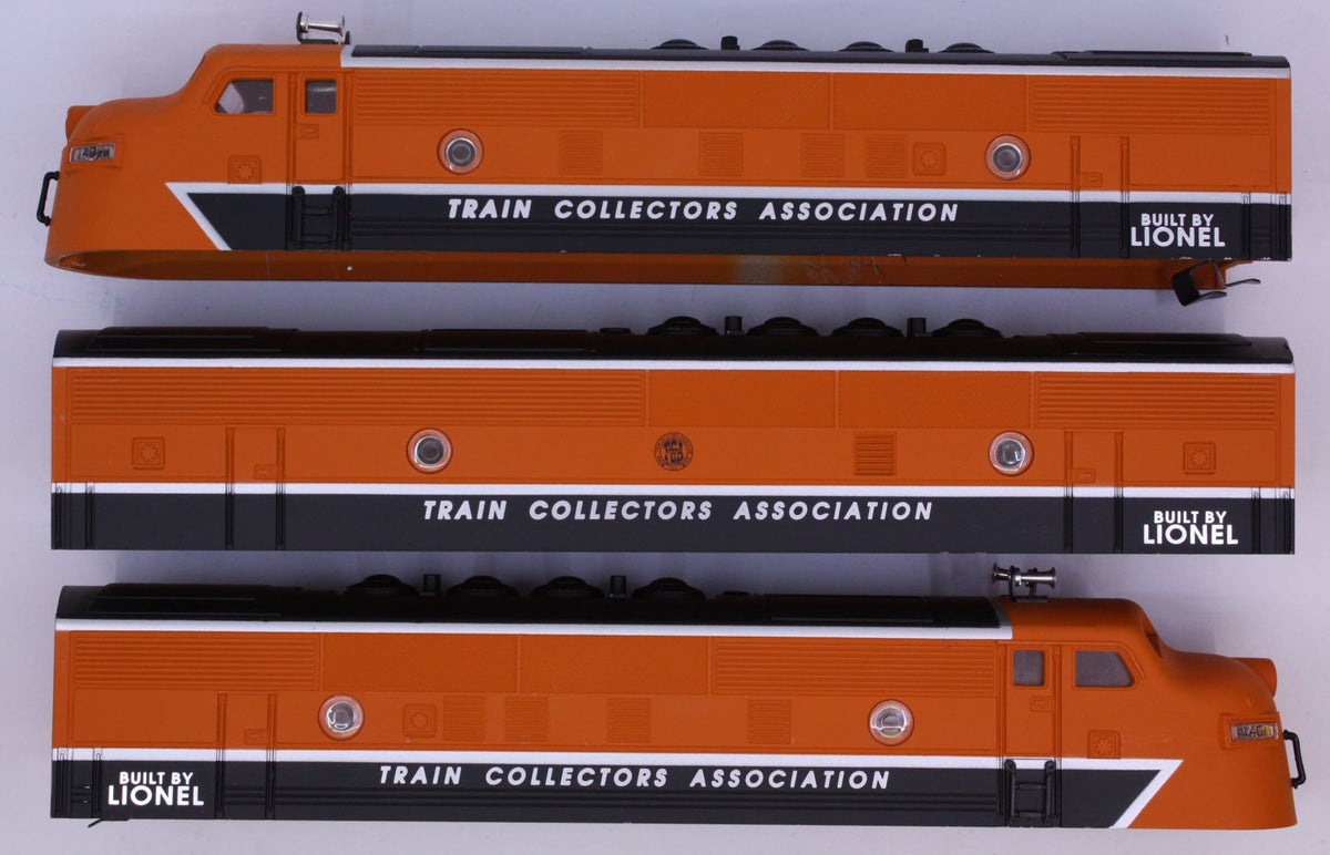 Lionel 11737-1 O Gauge TCA F3 ABA Diesel Locomotive Shells (Set of 3)