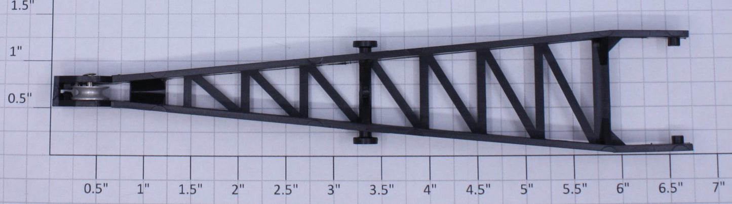 Lionel 18405-9 Black Plastic Santa Fe Burro Crane Boom Assembly