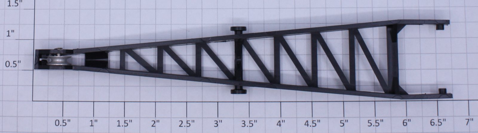 Lionel 18405-9 Black Plastic Santa Fe Burro Crane Boom Assembly