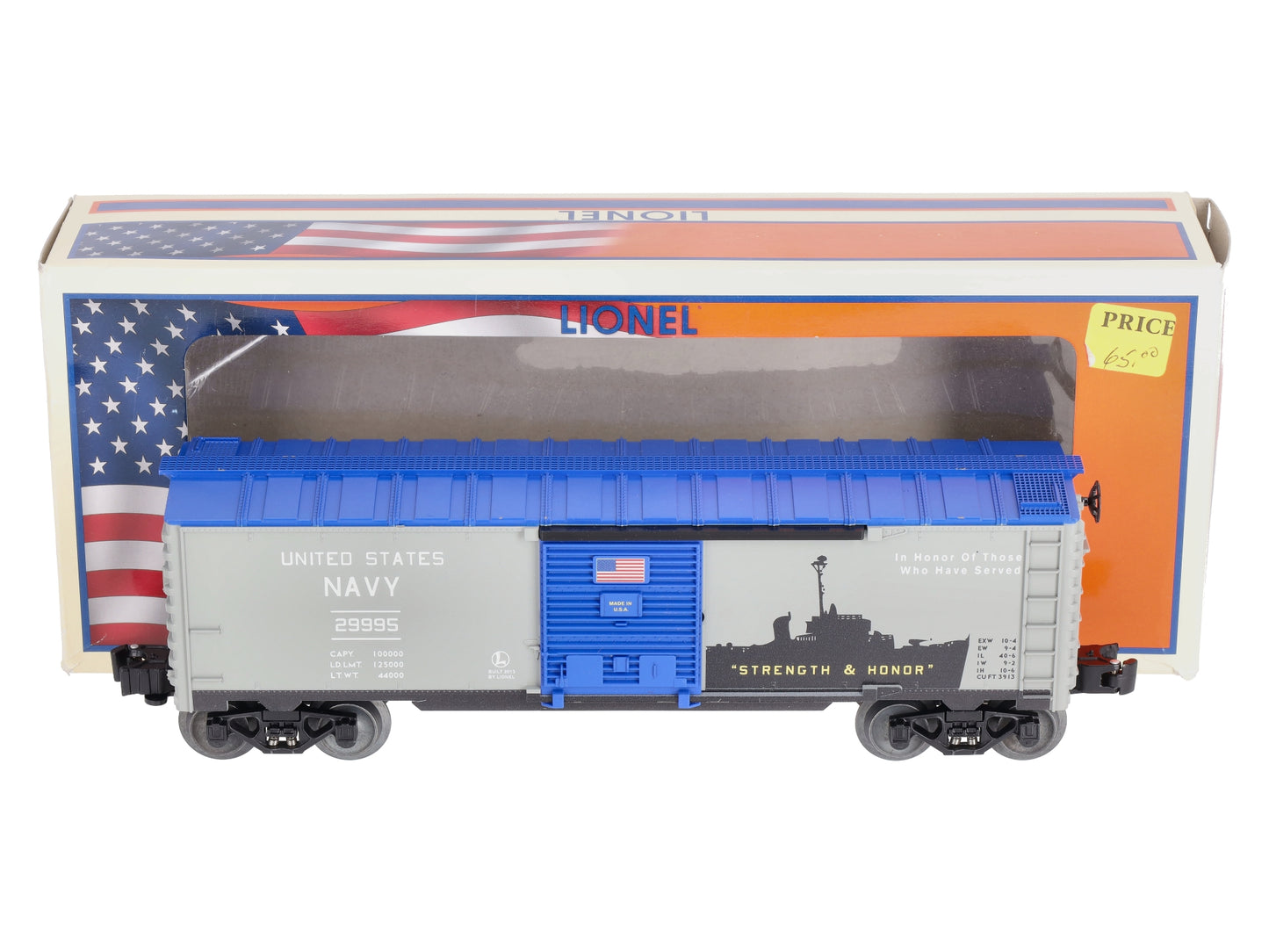 Lionel 6-29995 O USA/ US Navy Boxcar