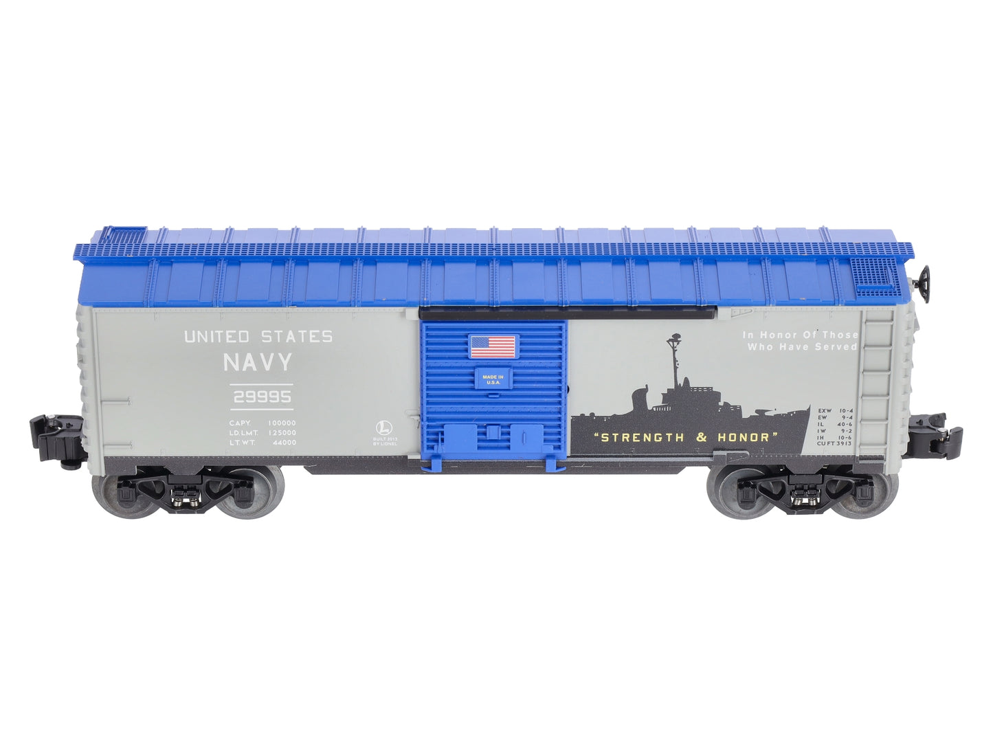 Lionel 6-29995 O USA/ US Navy Boxcar