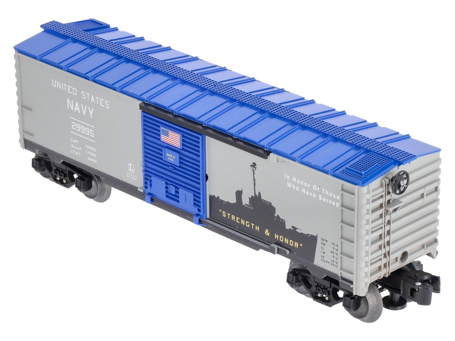 Lionel 6-29995 O USA/ US Navy Boxcar
