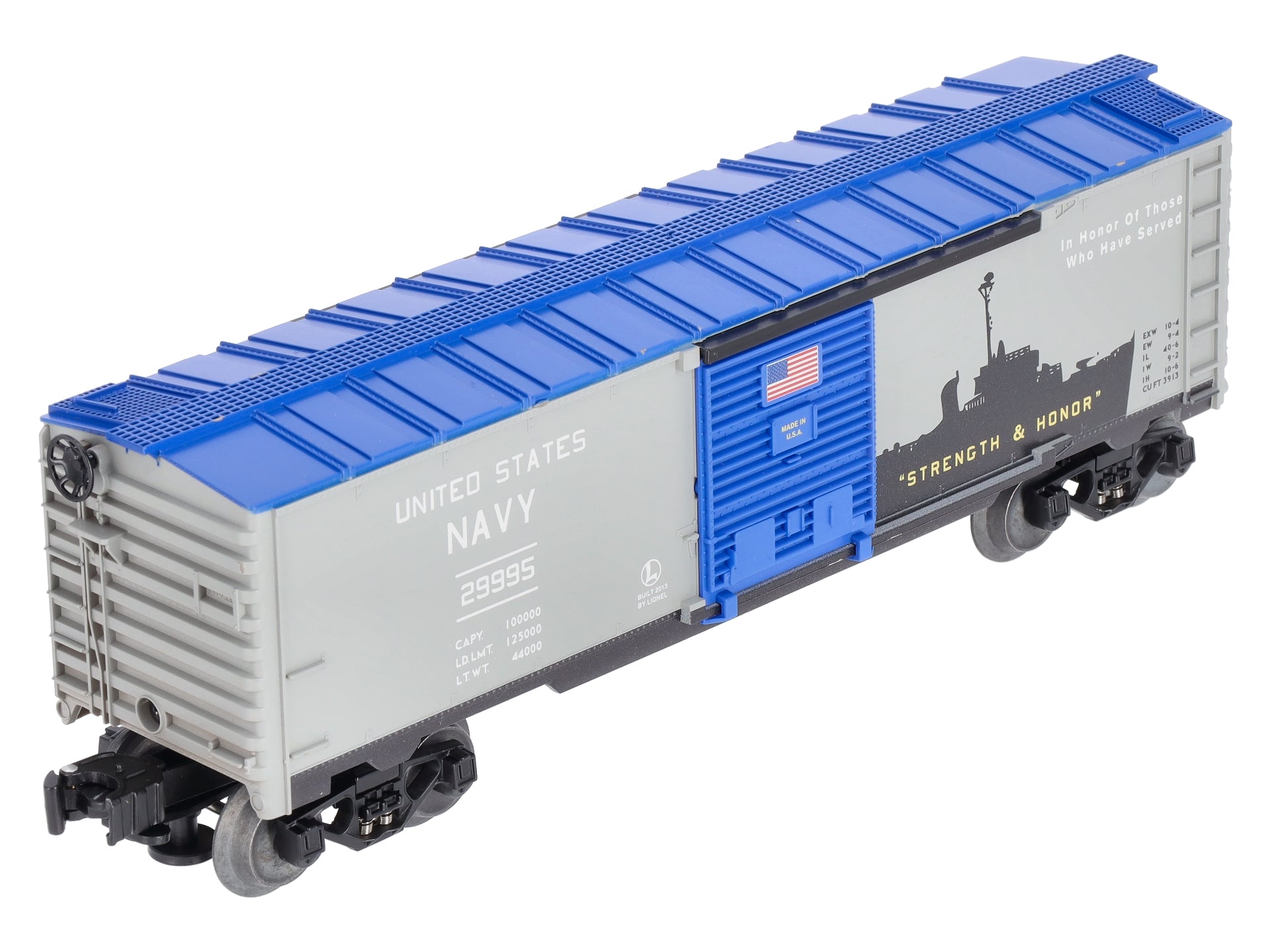 Lionel 6-29995 O USA/ US Navy Boxcar